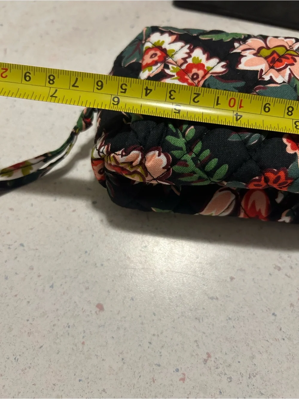 Vera Bradley Floral Quilted Cosmetic Pouch NWT